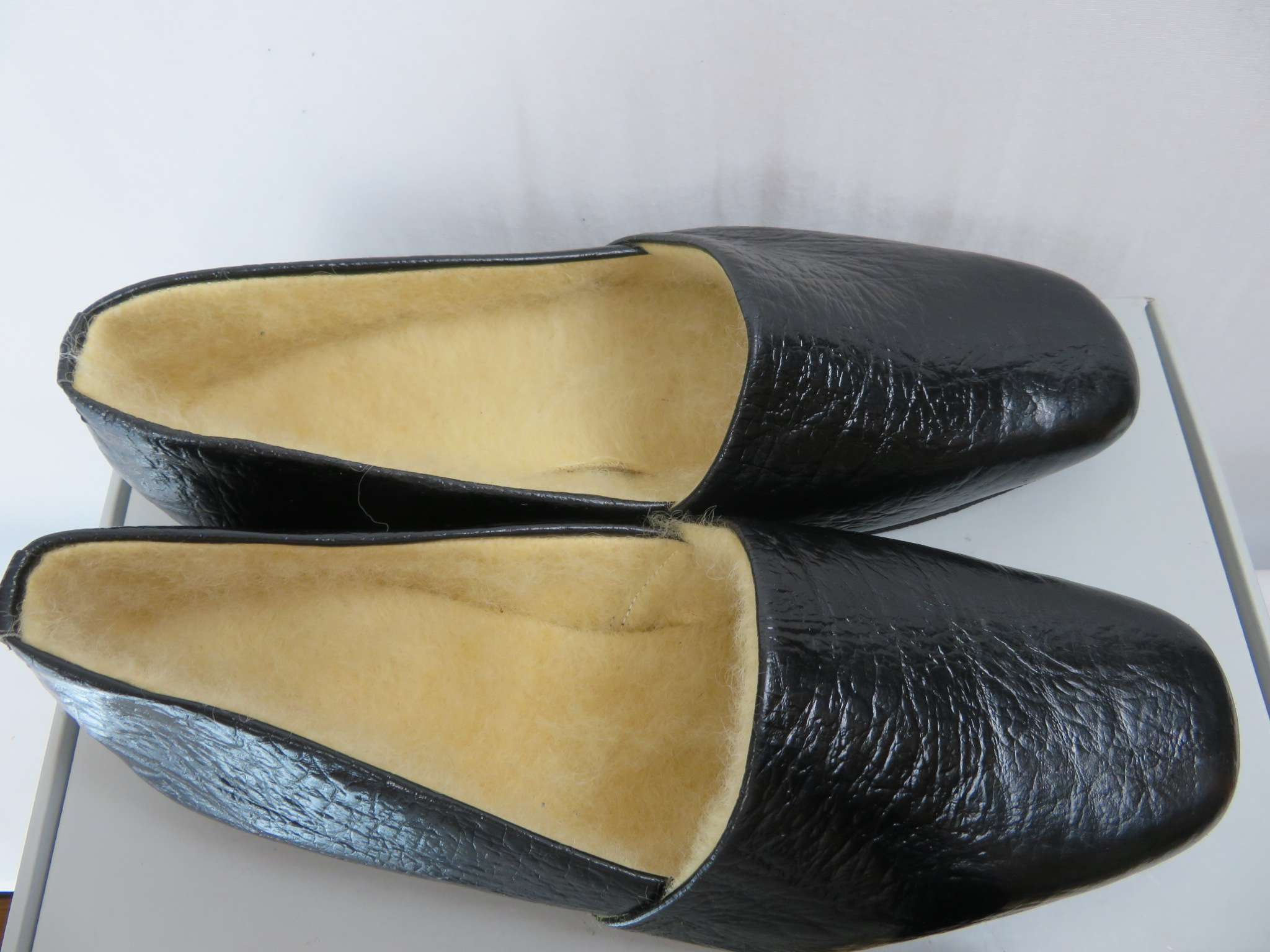 Zwarte Bontgevoerde Herenschoenen Winter Outdoor Comfort Maat 44 28,5 Cm - Afbeelding 8