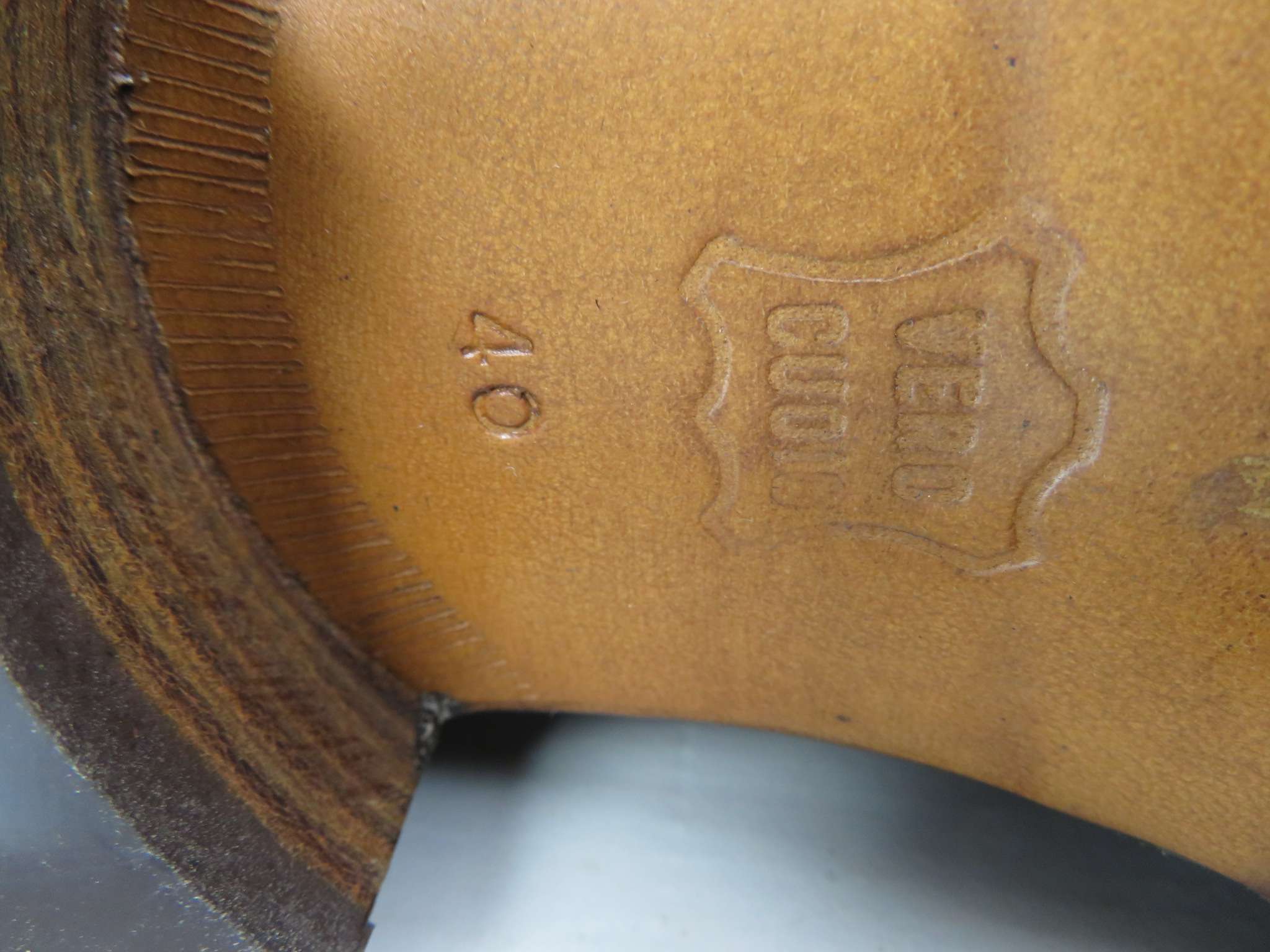 Chaussures en cuir marron CARLI pour homme style raffiné