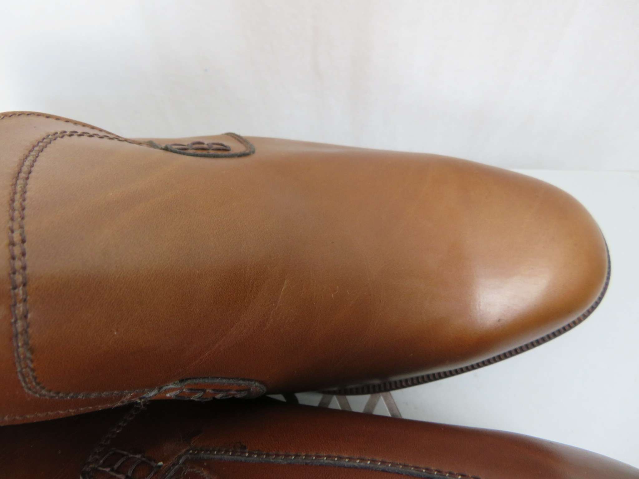 Chaussures italiennes femme FRAMED marron cuir authentique